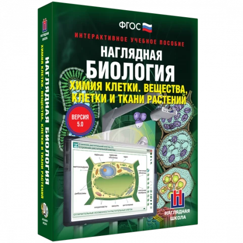 Интерактивное учебное пособие <Наглядная биология. Химия клетки. Вещества, клетки и ткани растений>