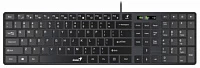 Клавиатура USB Genius <SlimStar 126> (104 кл) черный (31310017402)